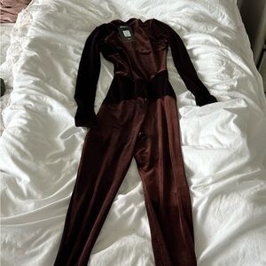Fashion Nova Velvet Jumpsuit